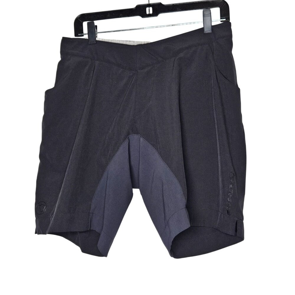 Endura Womens Trekkit Cycling Shorts L Black Padded Breathable‎ Stretch Gorpcore